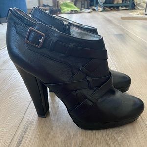 Calvin Klein ankle boot leather black 8.5